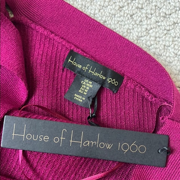 Elegant House of Harlowe Halter Neck Dress in Rich Purple - Picture 3 of 3